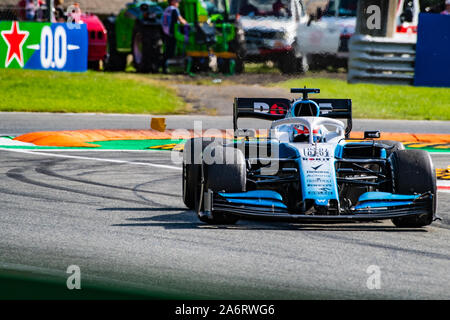 Italien/Monza - 08/09/2019 - #63 George RUSSELL (GBR, Team Williams FW42) während des Grand Prix von Italien Stockfoto