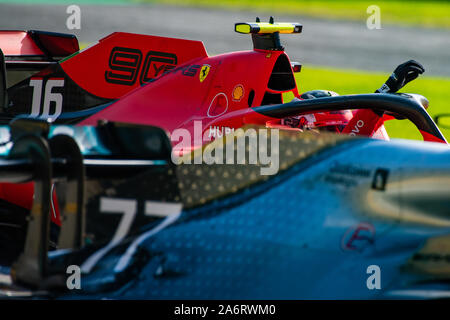 Italien/Monza - 08/09/2019 - #16 Charles Leclerc (MCO, Team Scuderia Ferrari, SF 90) gewann den Grand Prix von Italien Stockfoto