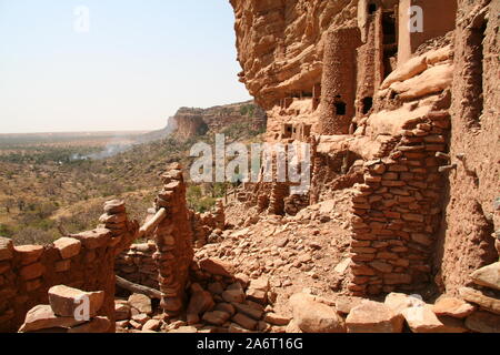 Der Dogon, Bandiagara Escarpment, Dorf von Banani Amou Stockfoto