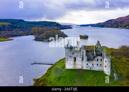 Kilchurn Castle am Dalmally in Argyll und Bute in westlich von Schottland Stockfoto