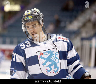 Ingolstadt, Bayern, Deutschland. 13 Okt, 2019. Brandon MASHINTER (Ingolstadt/CAN), die Deutsche Eishockey Liga DEL, ERC Ingolstadt vs Eisbaeren unterlagen Berlin, Ingolstadt, Saturn Arena, Oct 13, 2019, Quelle: Wolfgang Fehrmann/ZUMA Draht/Alamy leben Nachrichten Stockfoto