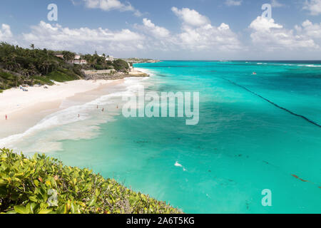 Crane Beach auf Barbados Südostküste Stockfoto