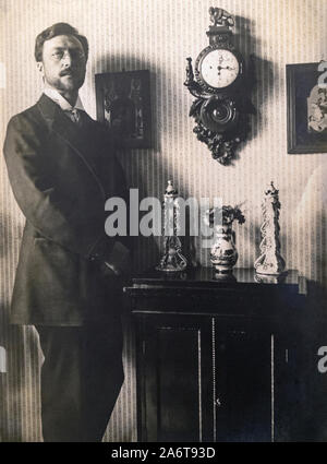 Wassily Kandinsky, 1866 - 1944. Russische Künstler und Kunsttheoretiker. In der Malaga Zweig der Staatliche Russische Museum ausgestellt. Colección del Museo Ru Stockfoto