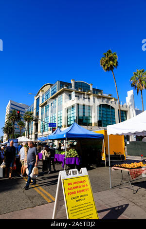 Farmers Market, Santa Monica, Los Angeles, Kalifornien, Vereinigte Staaten von Amerika Stockfoto