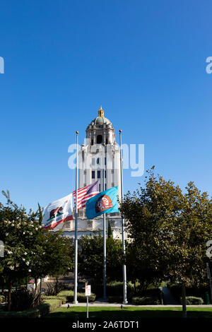 Beverly Hills city hall, Kalifornien, Vereinigte Staaten von Amerika Stockfoto