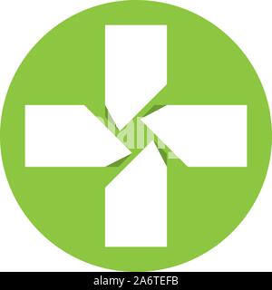 Krankenhaus Logos und Symbole Vorlage Symbole Stock Vektor