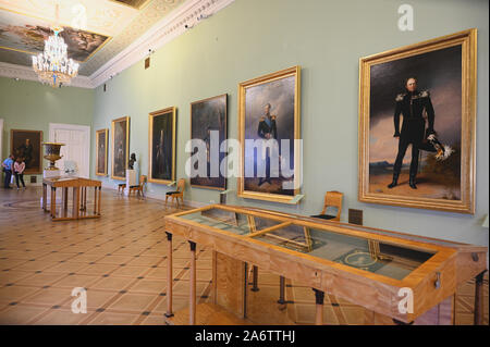 St. Petersburg, Russland - Juni 17, 2018: Die Menschen in St. Michael, oder der Ingenieur schloss. In 1797-1801 als Residenz der Kaiser, jetzt die gebaut Stockfoto