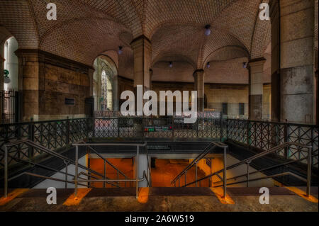 Rathaus NYC U-Bahn Station Stockfoto