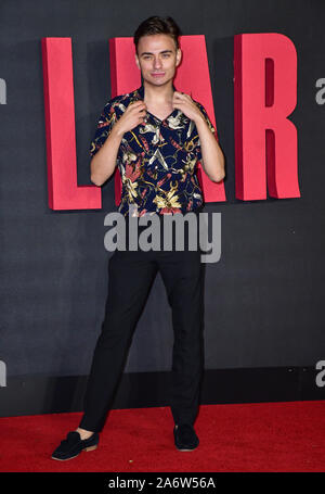 London, Großbritannien. 28 Okt, 2019. London, Großbritannien. 28 Okt, 2019. Arrivers bei Weltpremiere Der guter Lügner am 28. Oktober 2019, am BFI Southbank, London, UK. Bild Capital/Alamy leben Nachrichten Stockfoto