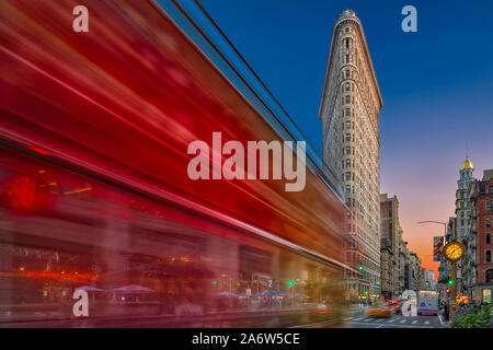 Flatiron Building Fifth Avenue NYC Stockfoto