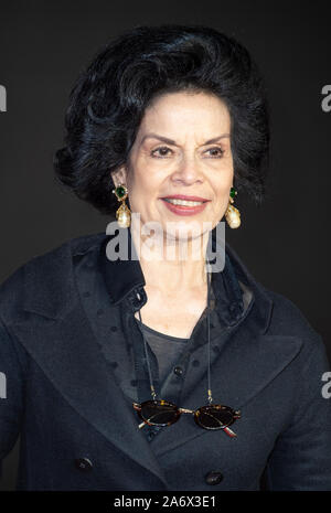 London, Großbritannien. 28 Okt, 2019. Bianca Jagger besucht die Weltpremiere von "guter Lügner' am BFI Southbank in London. Credit: SOPA Images Limited/Alamy leben Nachrichten Stockfoto