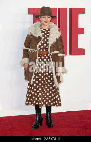 London, Großbritannien. 28 Okt, 2019. Frances Barber besucht die Weltpremiere von "guter Lügner' am BFI Southbank in London. Credit: SOPA Images Limited/Alamy leben Nachrichten Stockfoto
