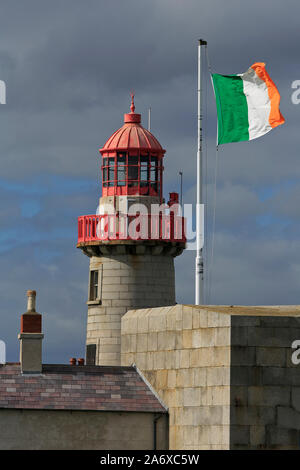 Osten Pier Leuchtturm, Dun Laoghaire, County Dublin, Irland Stockfoto