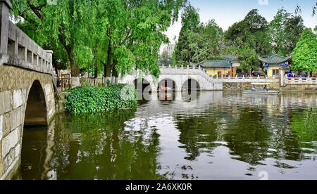 Grüner See Park in Kunming Stadt, Yunnan Provinz, China Stockfoto