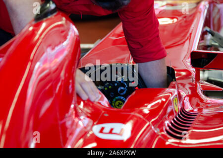 F1 clienti während Ferrari Challenge World Finals - Mugello 2019, Scarperia e San Piero, Italien, 27 Okt 2019, Motoren Ferrari Challenge Cup Stockfoto