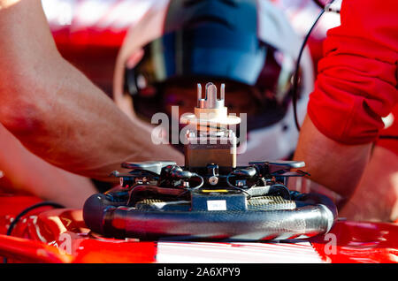 F1 clienti während Ferrari Challenge World Finals - Mugello 2019, Scarperia e San Piero, Italien, 27 Okt 2019, Motoren Ferrari Challenge Cup Stockfoto