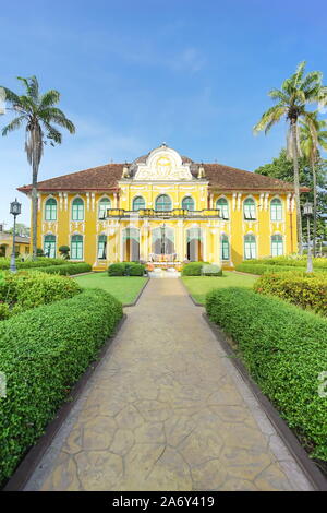 Khao Lak, Thailand - Oktober 04, 2019: chaophraya Abhaibhubejhr Museum in Chaophraya Abhaibhubejhr Hospital, Prachinburi Provinz, Thailand. Stockfoto