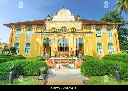 Khao Lak, Thailand - Oktober 04, 2019: chaophraya Abhaibhubejhr Museum in Chaophraya Abhaibhubejhr Hospital, Prachinburi Provinz, Thailand. Stockfoto