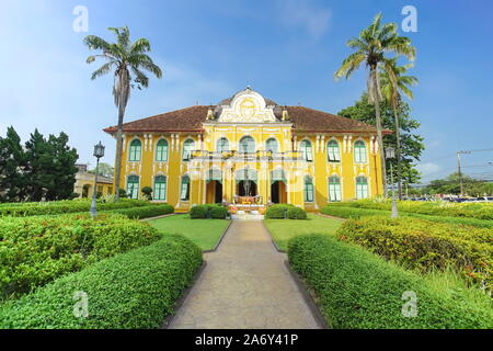 Khao Lak, Thailand - Oktober 04, 2019: chaophraya Abhaibhubejhr Museum in Chaophraya Abhaibhubejhr Hospital, Prachinburi Provinz, Thailand. Stockfoto