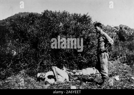 Italienische Soldaten, äthiopische Krieg, 1935-1936 Stockfoto