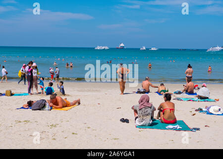 Hut Patong Beach, Patong, Phuket, Thailand Stockfoto