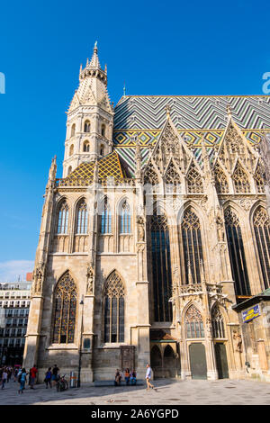 Stephansdom, Domkirche St. Stephan, St. Stephens Cathedral, Stephansplatz, Altstadt, Wien, Österreich Stockfoto