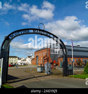 Eintritt zum Scottish Maritime Museum, Irvine, North Ayrshire, Schottland Stockfoto