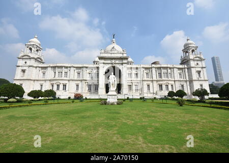 Victoria Memorial Hall. 1 Queen's Weg. Kolkata, West Bengal. Indien. Stockfoto