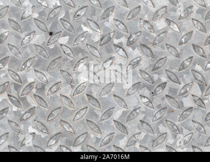 Metall Bodenblech Mit Diamond Textur Stockfotografie Alamy