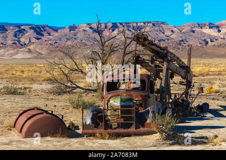 Alte Bohrinsel im Capital Reef National Park, Utah Stockfoto