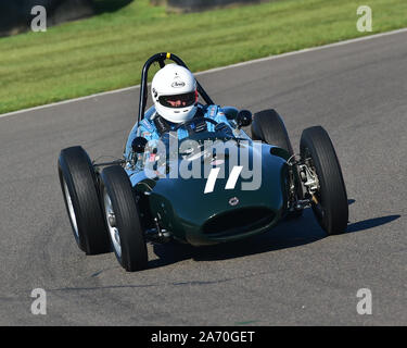 Helmut Gassmann, Cooper Climax T 45/51, Richmond und Gordon Trophäen, 2 ½ Liter Grand Prix Autos, 1954 bis 1960, Goodwood Revival 2019, September 2019, au Stockfoto