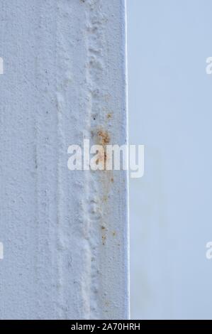 Orange Rot Rost auf Metall strukturelle Stück Stockfoto