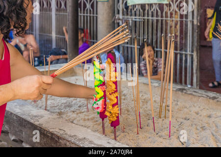 Der Tempel der Göttin der Gnade in George Town Malaysia Stockfoto