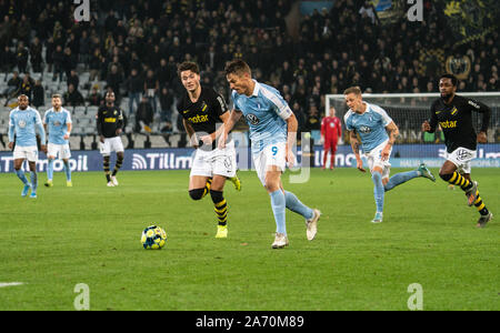 Malmö, Schweden. 28 Okt, 2019. Markus Rosenberg (9) Malmö FF in die Allsvenskan Match zwischen Malmö FF und AIK Stockholm in Malmö Neues Stadion in Malmö zu sehen. (Foto: Gonzales Foto/Alamy leben Nachrichten Stockfoto