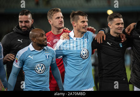 Malmö, Schweden. 28 Okt, 2019. Markus Rosenberg (9) Malmö FF nach der Allsvenskan Match zwischen Malmö FF und AIK Stockholm in Malmö Neues Stadion in Malmö zu sehen. (Foto: Gonzales Foto/Alamy leben Nachrichten Stockfoto