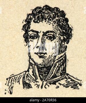 Louis-Alexandre Berthier, prince de Neuchâtel et Valangin, prince de Wagram, né à Versailles le 20 novembre 1753 et Mort à Bamberg ᵉʳ le 1 juin 1815, e Stockfoto