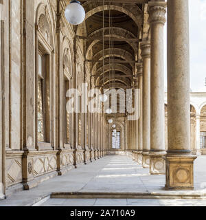 Eine der vier Stellen in der Umgebung des Gerichts die Große Moschee von Muhammad Ali Pascha - Alabaster Moschee - Zitadelle von Kairo, Ägypten Stockfoto