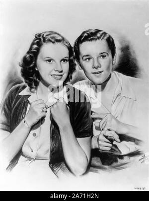 JUDY GARLAND und FREDDIE BARTHOLOMEW in HÖREN, DARLING Direktor Edwin 1938 L. Marin Metro Goldwyn Mayer Stockfoto