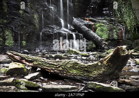 Torheit Dolly Wasserfall in Yorkshire. Stockfoto