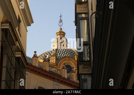 Dach in Sevilla, Spanien Stockfoto