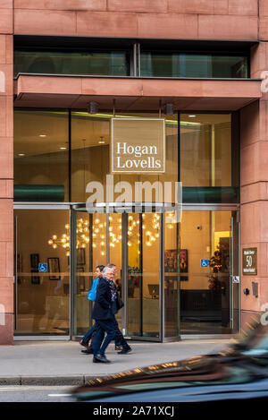 Hogan Lovells Londoner Büros im Atlantic Haus, Holborn Viadukt, Londoin. Ein amerikanisch-britischen Anwaltskanzlei in London und Washington DC. Stockfoto