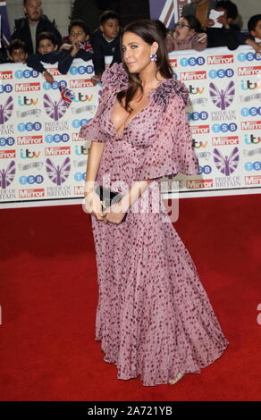 Lisa Snowdon auf dem roten Teppich an der Daily Mirror Pride of Britain Awards, in Zusammenarbeit mit der TSB, im Grosvenor House Hotel, Park Lane. Stockfoto