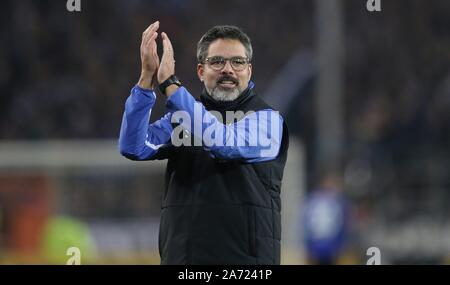 Bielefeld, Deutschland. 30 Okt, 2019. firo: 29.10.2019, Fußball, Fußball: DFB-Pokal, Saison 2019/2020, Arminia Bielefeld - FC Schalke 04 2:3 Jubel David Wagner | Verwendung der weltweiten Kredit: dpa/Alamy leben Nachrichten Stockfoto