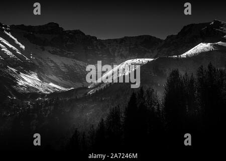 Olymp, dem Berg der antiken griechischen Götter, die in der Präfektur Pieria region, zentrale madeconia, Griechenland. Stockfoto