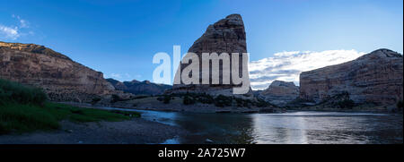 Morgen im Echo Park, Dinosaur National Monument, Colorado, USA. Stockfoto