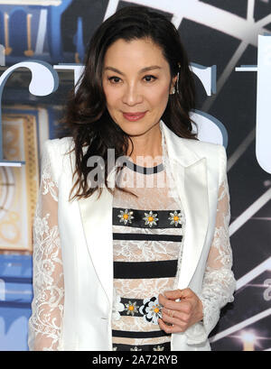 New York, NY, USA. 29 Okt, 2019. Michelle Yeoh in der New Yorker Premiere von Last Christmas am 29. Oktober 2019 bei AMC Lincoln Square in New York City am 29. Oktober 2019. Quelle: John Palmer/Medien Punch/Alamy leben Nachrichten Stockfoto