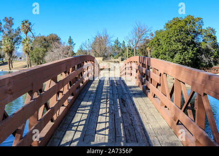 Seccombe Lake Bridge Stockfoto