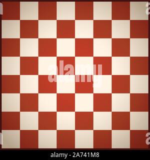 Schach Feld rot Stock Vektor