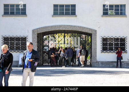 Dieses Bild ist mit einem internen Aspekt des KZ Dachau zugeschrieben, er ist einer von vielen in Fotografen Bibliothek über Dachau. Stockfoto