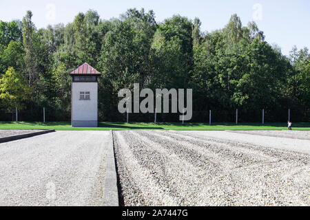 Dieses Bild ist mit einem internen Aspekt des KZ Dachau zugeschrieben, er ist einer von vielen in Fotografen Bibliothek über Dachau. Stockfoto